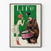 Poster vintage Orsetto Batteria e Majorette