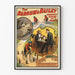 Poster vintage The Barnum & Bailey con scimpanzé Charles I