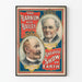Poster vintage Barnum and Bailey Greatest Show on Earth