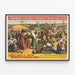 Poster vintage Barnum & Bailey The Mahdi Victoria Cross — quadro incorniciato alla parete