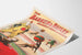 Poster vintage Barnum & Bailey - Cani che giocano a calcio