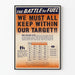 Poster murale vintage Inghilterra Lotta per il combustibile