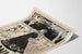 Poster vintage The Bostonian maggio in bianco e nero