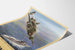 Poster vintage con immagine sottomarina e aereo Lockheed Hudson