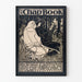 Poster Art Nouveau The Chap Book - Illustrazione vintage in bianco e nero