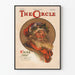 Poster vintage The Circle Noël 1907 Père Noël