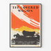 Poster vintage The Covered Wagon - Poster western classico