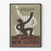 Poster Teatro Le Nuove Vesti dell'Imperatore Vintage Ohio