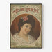 Poster vintage ritratto femminile 'Gli occhi che amo di più'