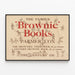 Poster vintage Les Brownie Books di Palmer Cox — quadro incorniciato alla parete