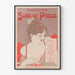 Poster vintage Philadelphia Sunday Press The German Iris