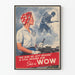 Poster vintage militare donna operaia - La ragazza che ha lasciato alle spalle