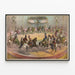 Poster decorativo equestre finale grandioso — quadro incorniciato alla parete