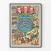 Poster vintage Circo Adam Forepaugh e Sells Brothers