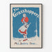 Poster vintage stile rétro The Grasshoppers