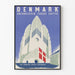 Poster decorativo murale chiesa Grundtvig a Copenaghen