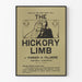 Poster vintage The Hickory Limb di Parker H. Fillmore