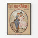 Poster vintage The Honeymoon - The Ladies' World ottobre 1908