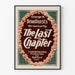 Poster vintage teatro The Last Chapter di George H. Broadhurst
