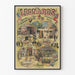 Poster Vintage Attrazione di Pantomime Americane dei Leonard's Spettacolo di Varietà