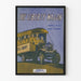 Poster vintage The Liberty Wagon U.S. Army