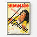 Poster vintage del film Sjudande Blod con ritratto femminile