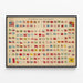 Poster vintage dei padiglioni marittimi di tutto il mondo — quadro incorniciato alla parete