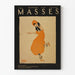 Poster vintage The Masses dicembre 1915 illustrazione moda anni 1910