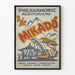 Poster vintage The Mikado Philharmonic Auditorium