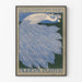 Poster decorativo con pavone stilizzato moderno