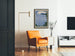 Poster decorativo con pavone stilizzato moderno