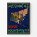 Poster vintage del Canale di Göta, Svezia