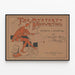 Poster Vintage Il Mistero della Scrittura Manuscritta — quadro incorniciato alla parete