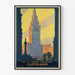 Poster vintage The New Union Terminal Cleveland
