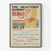 Poster vintage The New York Sunday Herald 29 dicembre