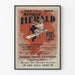 Poster vintage The New York Sunday Herald 1895