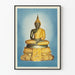Poster Ritratto del Buddha di Smeraldo in Meditazione