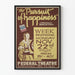Poster vintage teatro The Pursuit of Happiness