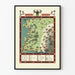 Poster Mappa Vintage della Ferrovia The Rail Way Map