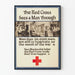 Poster antico Croce Rossa Ospedale da Guerra