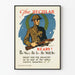 Poster vintage militare The Regular Ready