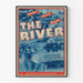 Poster vintage del film documentario The River