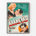 Poster cinematografico vintage La strada verso la gloria