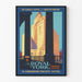 Poster vintage The Royal York Toronto, hotel emblematico in stile art déco