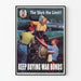 Poster vintage The Sky's the Limit - Invito all'acquisto di obbligazioni di guerra