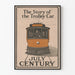 Poster vintage La storia del tram
