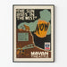 Poster vintage Teatro The Sun Rises in the West