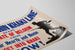 Poster vintage militare La sottile linea khaki — vista dell’opera