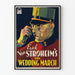 Poster decorativo rétro Murale The Wedding March