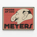 Poster Teatro Theater am Zoo Meyer - Design caricaturale vintage — quadro incorniciato alla parete